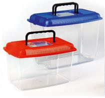 Travel box plastic aquarium medium