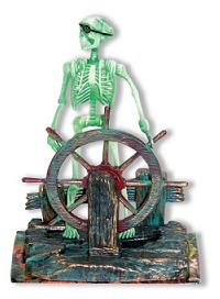 Skeleton with wheel